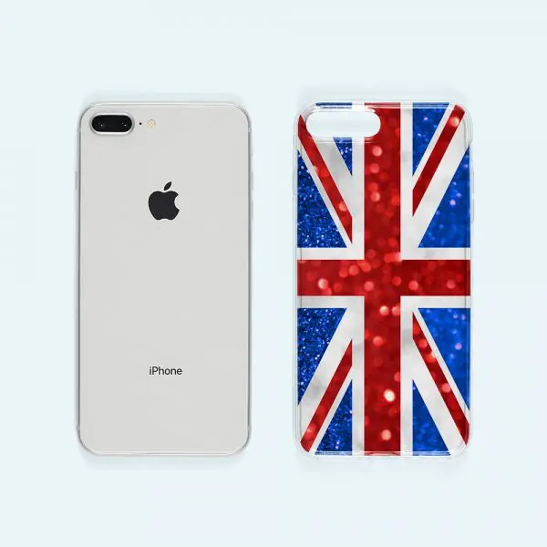 Union Jack - Coque iPhone 8 Plus Silicone - iPhone 7 Plus