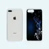 Fleurs étoilées - Coque iPhone 8 Plus, iPhone 7 Plus - Silicone