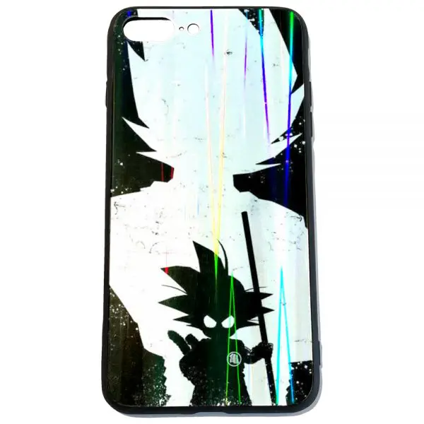 Coque Plexi Goku Grandit pour iPhone 7 plus, iPhone 8 Plus