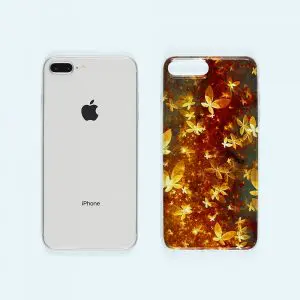 Golden Butterflies - iPhone 8 Plus, 7 Plus - Coque Animaux