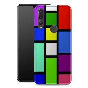 COQUE téléphone Huawei P30 LITE Cubes Colorés