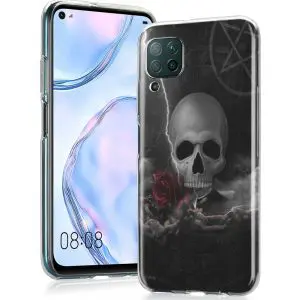 Gothique Anarchy Skull - Coque Huawei P40 Lite