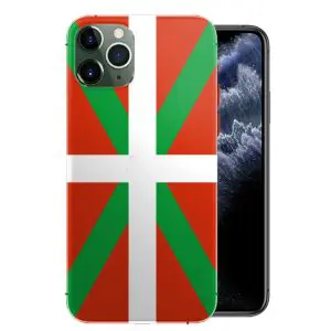 Pays Basque, Coque iPhone 11 Pro drapeau du Pays Basque, iPhone 11 Pro Max en Silicone