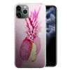 Coque iPhone 12 Pink Ananas, iPhone 12 MAX, iPhone 12 PRO, iPhone 12 PRO MAX, iPhone 11