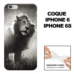 Achat Coque smartphone iPhone 6 Lion Argent