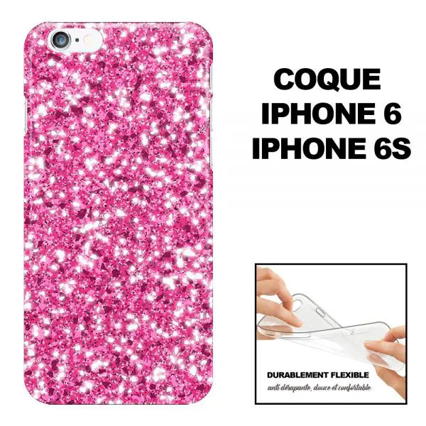 Strass Rose, Coque iPhone 6