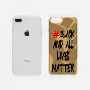 Black And All Lives Matter, Coque Souple iPhone SE 2020