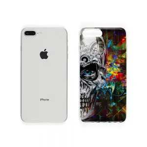 Skull Paint, Coque iPhone SE 2020 incassable