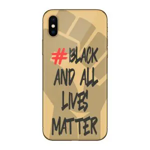 Black And All Lives Matter, Coque pour iPhone XR, en Silicone