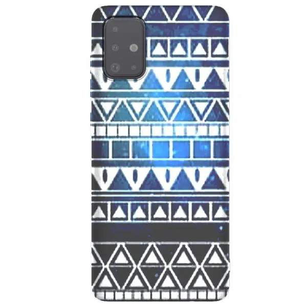 Aztec Tribal Ton Bleu, Coque Samsung A51