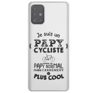 Coque Papy Cycliste pour Samsung A51