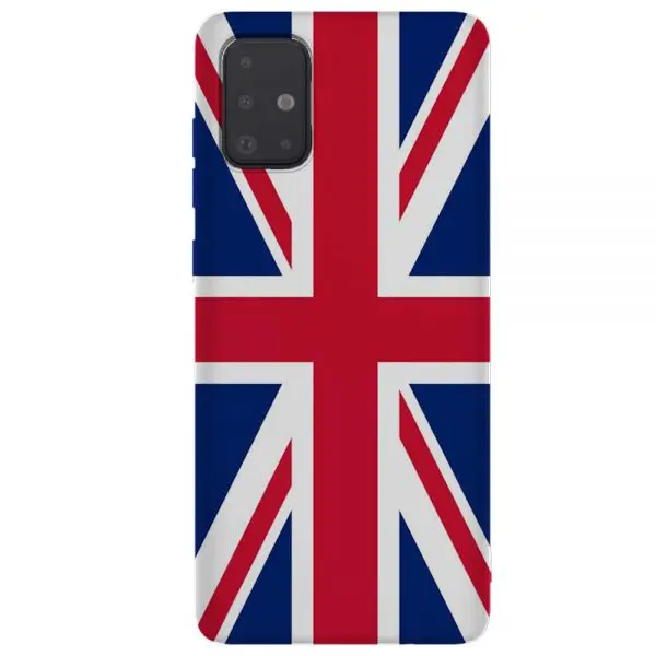 Drapeau Union Jack, Coque Samsung Galaxy A51 drapeau Anglais