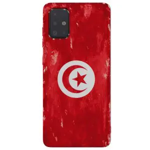 Drapeau Tunisien, Coque Samsung Galaxy A51 Tunisie