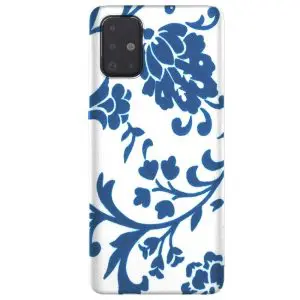 Coque Fleurs Bleues Samsung A51