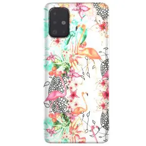Coque tropical flamingo Samsung A51