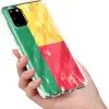 Coque Samsung S20 en Verre Trempé effigie drapeau du Bénin