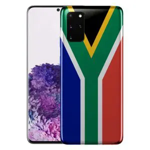 Drapeau Afrique du Sud, Coque S20 Anti choc, Samsung S20 Plus