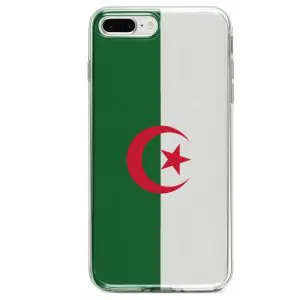 Drapeau Algerie, Coque iPhone SE 2020 Bumper Embleme Algerien