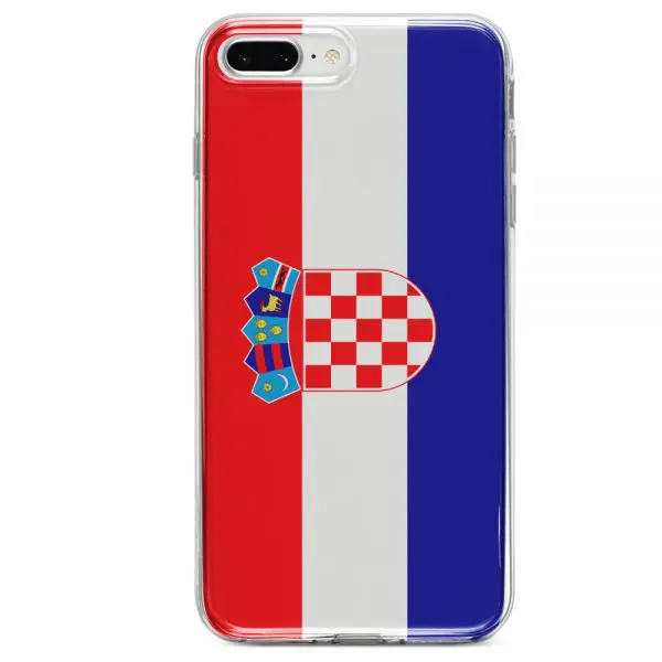Drapeau Croatie, Coque iPhone SE 2020 Bumper