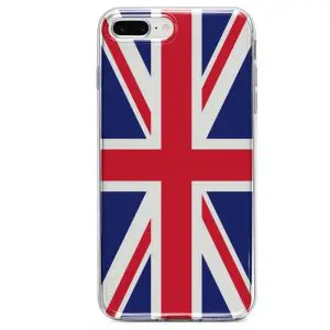 Drapeau Grande-Bretagne, Coque iPhone SE 2020 Bumper Embleme Union Jack