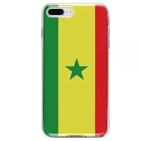 Drapeau Senegal, Coque iPhone SE 2020 Bumper embleme Sénégalais