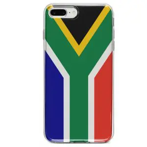 Coque iPhone SE 2020 Bumper Drapeau Afrique du Sud