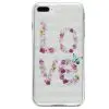 coque iphone se 2020 jolie floral love en Silicone
