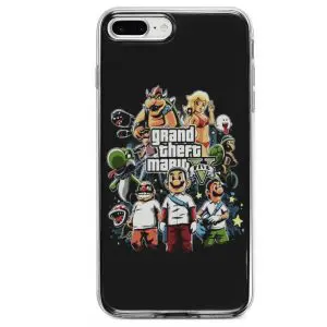 Coque Grand Theft Mario iPhone SE 2020