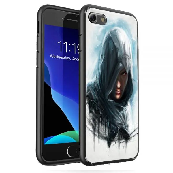 Coque téléphone Altair Ibn laahad iPhone SE 2020 en verre trempé