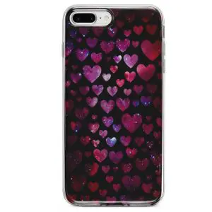 Coque Space Hearts iPhone SE 2020