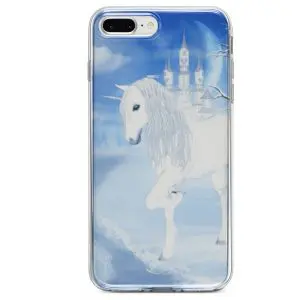 Coque The white Unicorn iPhone SE 2020