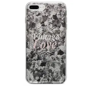 Coque vintage Love in black and white iPhone SE 2020