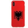 Coque téléphone portable iPhone X drapeau Albanais, iPhone XR, iPhone XS