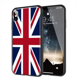 Drapeau Grande-Bretagne Union Jack, Coque iPhone X incassable