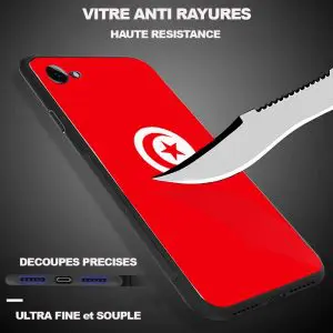 Tunisian Flag Case for iPhone X | Coque smart phone pas cher tunisie