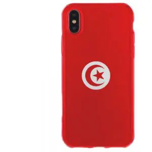 Tunisie, Coque iPhone X, iPhone XR, iPhone XS drapeau Tunisien