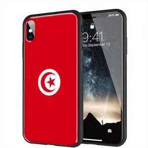 Coque iPhone X Drapeau Tunisie, iPhone XR, iPhone XS