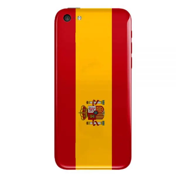 coque drapeau espagnol iPhone 5c