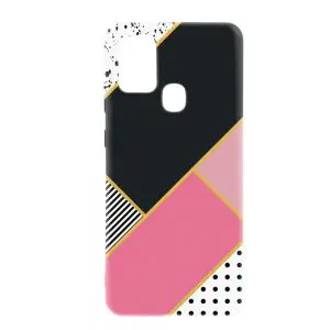 Coque minimal pink style pour téléphone portable Samsung A21S