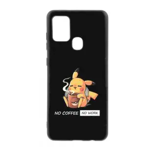 Coque Pikachu Coffee Addict Samsung A21S