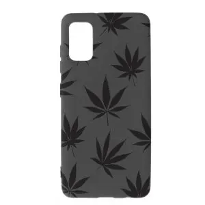 Coque cannabis leaf pattern pour portable Samsung A41