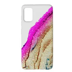 Coque silicone flawless pink pour téléphone Samsung A41 A415