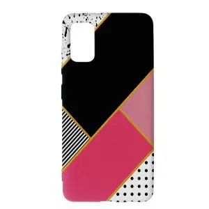 Coque minimal pink style pour téléphone portable Samsung A41