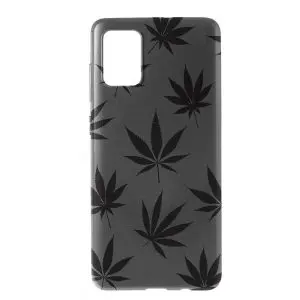 Coque cannabis leaf pattern pour portable Samsung A71
