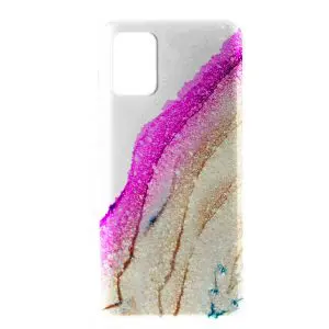 Coque silicone flawless pink pour téléphone Samsung A71 A715