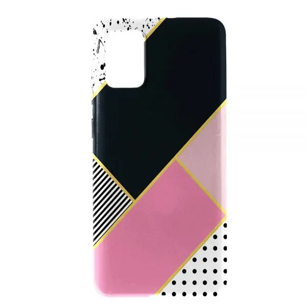 Coque minimal pink style pour téléphone portable Samsung A71
