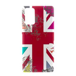 Coque UK Flag Flowers pour Samsung Note 20