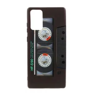 Magasin coque telephone pas cher pour Samsung Note 20 Motif Cassette Vintage