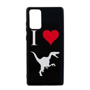 coque telephone pas cher paris I Love Dinosaure pour Samsung Note 20