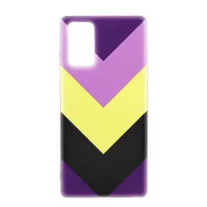 Coque Purple Chevron Color pour Samsung Note 20